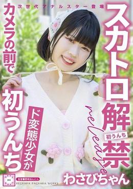 スカトロ解禁 わさびちゃん　ド変態少女がカメラの前で初うんち